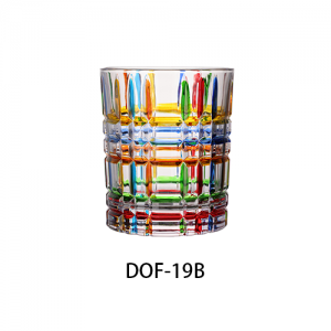 Hand Painted High Quality DOF Machine Made Glass DOF-19B