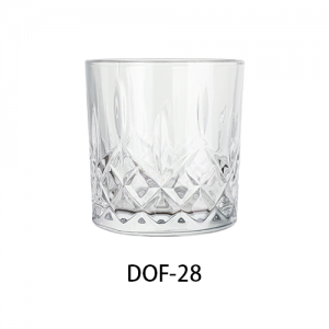 High Quality Machine Made Rotating Whisky Glass DOF-28