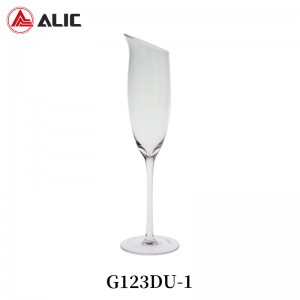 Lead Free Hand Blown Champagne Flute G123DU-1