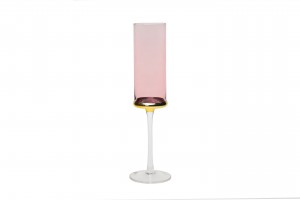 Handmade Goblet in Column shape Wine glass & Champane Flute G123HJ