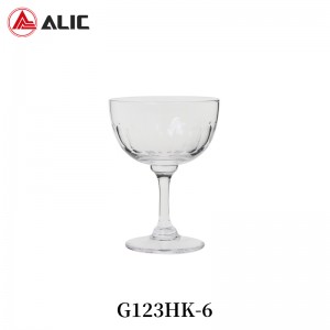 Lead Free High Quantity ins Ice Cream Glass G123HK-6
