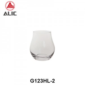 Handmade Lowball Glass Tumbler Whisky Glass 330ml G123HL-2