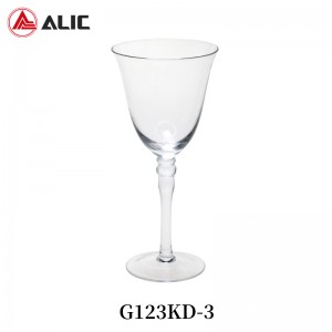 Lead Free Hand Blown Wine Glass G123KD-3