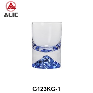 High Quality Blue Iceburg Montain shape  Shot Glass G123KG-1