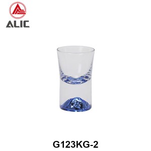 High Quality Blue Iceburg Montain shape  Shot Glass G123KG-2