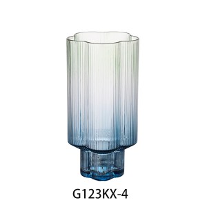 Spray color tumbler green and blue fashion tumbler G123KX-4