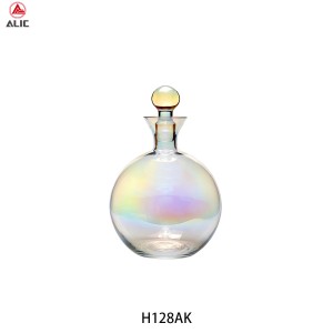 High Quality Hand Blown Iridescent Color Carafe and Decanter H128AK