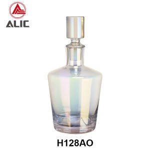 High Quality Glass Decanter in Iridescent color H128AO