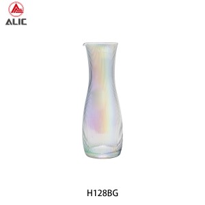 Handmade Pitcher in optice effect and iridescent color H128BG