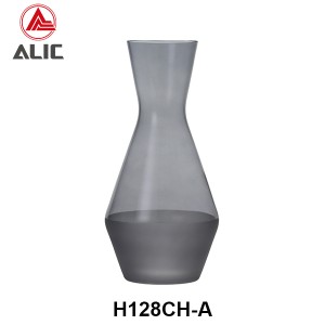 Lead Free High Quantity Hand Painted Smoky Color Carafe H128CH-A 1400ml