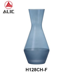 Lead Free High Quantity Hand Painted Blue Perennial Color Carafe H128CH-F 1400ml