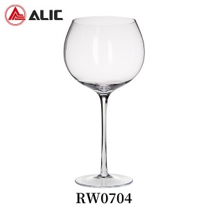 Lead Free Hand Blown Balloon Wine Glass Goblet 450ml RW0704