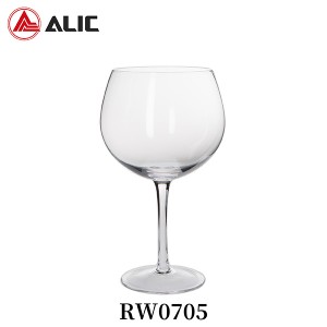 High Quality Lead Free Hand Blown Balloon Wine Glass Goblet 630ml RW0705