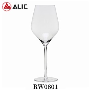 High Quality Lead Free Hand Blown Burgundy Wine Glass Goblet 560ml RW0801