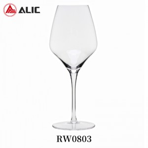 High Quality Lead Free Hand Blown Burgundy Wine Glass Goblet 600ml RW0803