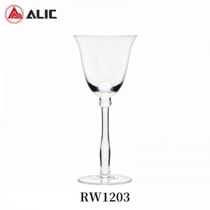 High Quality Lead Free Hand Blown Burgundy Wine Glass Goblet 200ml RW1203