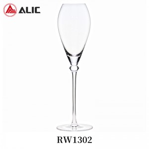High Quality Lead Free Hand Blown Burgundy Wine Glass Goblet 240ml RW1302