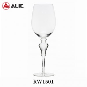 High Quality Lead Free Hand Blown Burgundy Wine Glass Goblet 520ml RW1501
