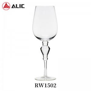 High Quality Lead Free Hand Blown Burgundy Wine Glass Goblet 420ml RW1502