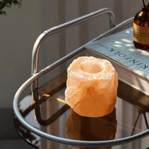 Scented Candle with Rock Holder   SC-0517