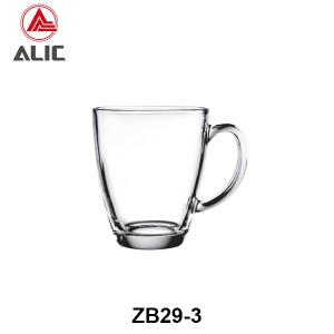 Lead Free High Quantity Machine Made Glass Tea Cup Milk Cup Coffee Cup ZB29-3
