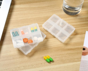 Pill Organizer 6 Compartments JS-020